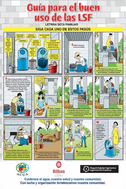 Guia del uso de las letrinas